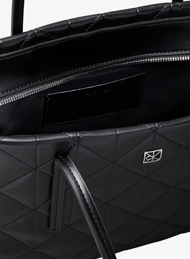CALVIN KLEIN  Emblem Quilted Tote Bag for Women | Best Price UAE